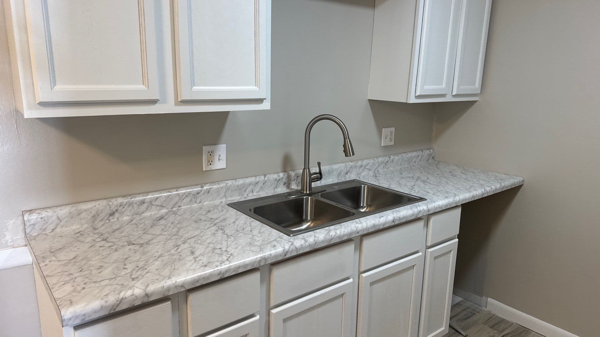 Marble countertop kitchen